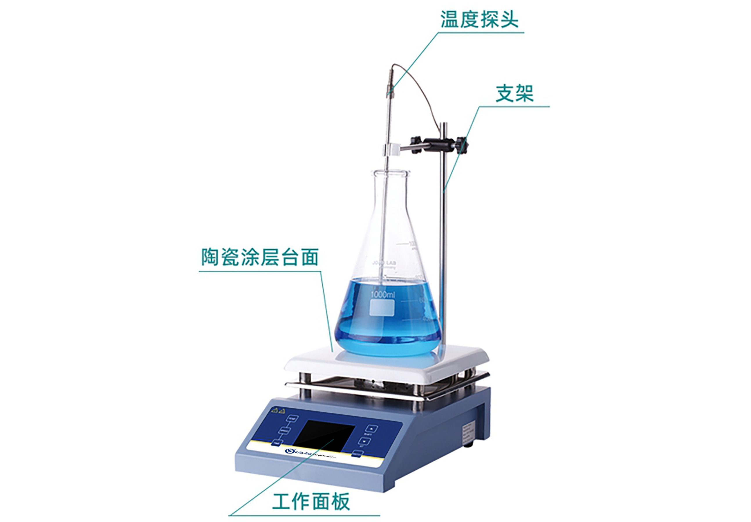 磁力攪拌器(加熱數顯)GL-6250C 磁力攪拌器(加熱數顯)GL-6250C